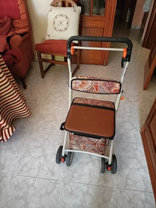 Andador con Asiento y Cesta