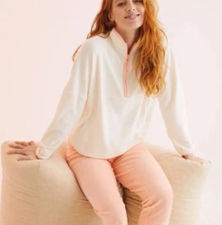 Sudadera Women'secret Blanca Talla XL