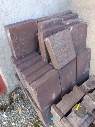 Lote de 50 ladrillos refractarios