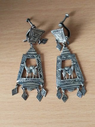 Pendientes Vintage de Plata 925