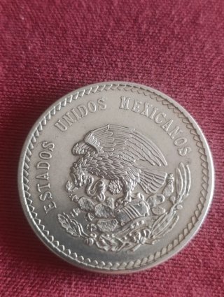 Moneda de Plata Estados Unidos Mexicanos
