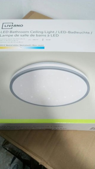 Plafón LED para baño Livarno