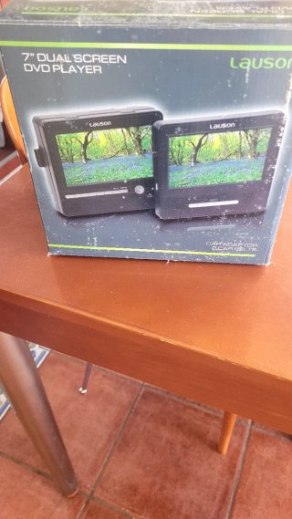 Reproductor DVD Portátil Lauson Doble Pantalla
