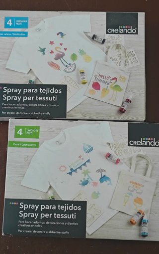 2 Sets de Spray para Tejidos Crelando