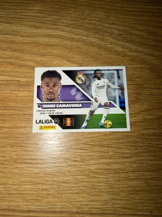 Cromo Eduardo Camavinga Panini 26/27