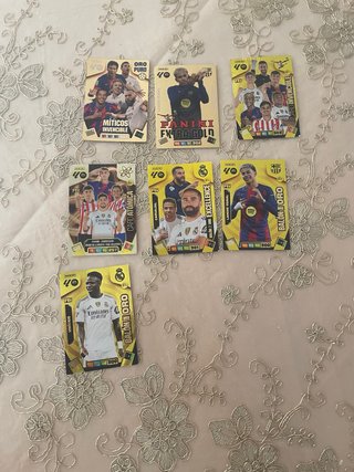 Lote de 7 Cartas Panini Adrenalyn XL