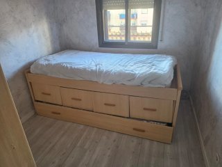 Cama Nido de Madera con Cajones