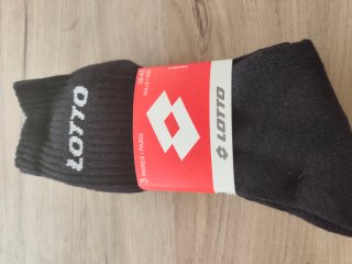 Pack 3 Pares de Calcetines Lotto Negros