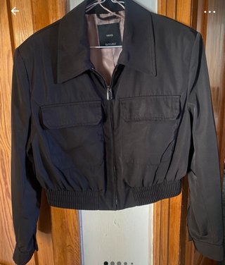 Bomber negra Mango