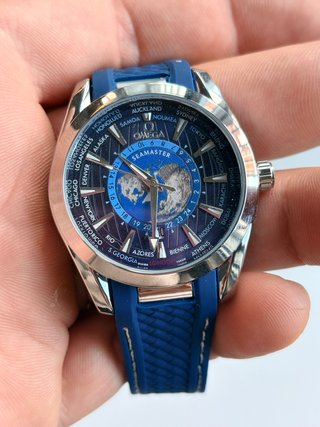 Reloj Omega Seamaster Worldtimer Azul