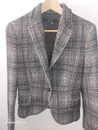 Chaqueta Zara Gris Talla M