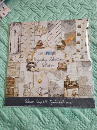 Pack Papeles Scrapbook Wizarding Adventure