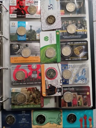 Bélgica 2 euros varios años