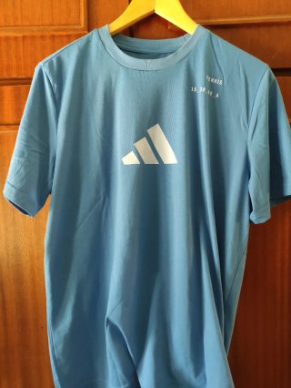 Camiseta Adidas Tenis Azul Talla M