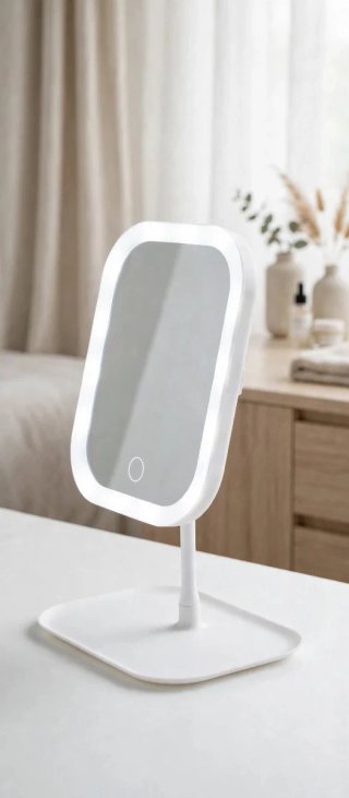 Espejo de Maquillaje LED Blanco