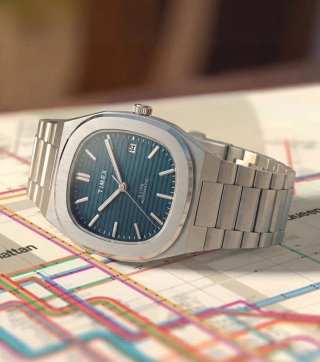 Reloj Automático Timex E Line Azul 38mm