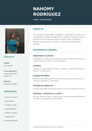 Oferta trabajo
