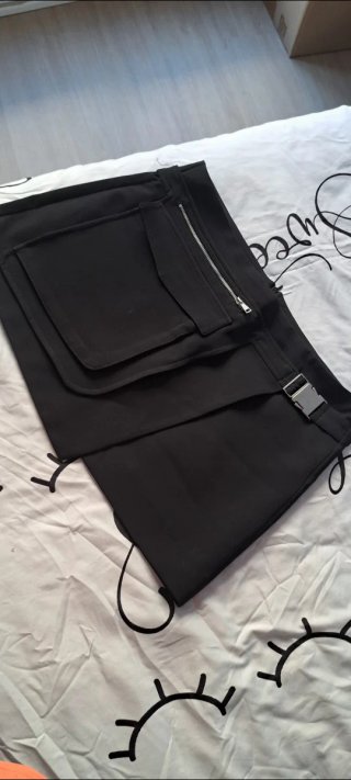 Falda Negra Zara Talla L