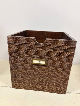 Caja de Almacenaje Decorativa de Madera