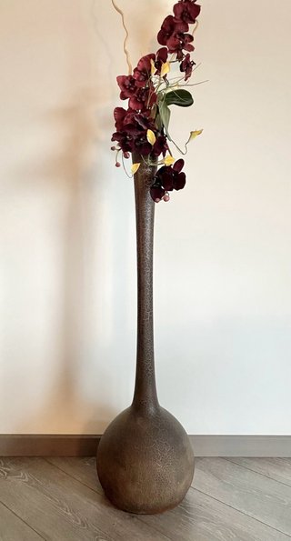 Jarrón de Suelo Alto 160 cm con Orquídeas