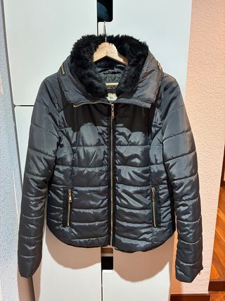 Chaqueta Acolchada Negra Talla XL