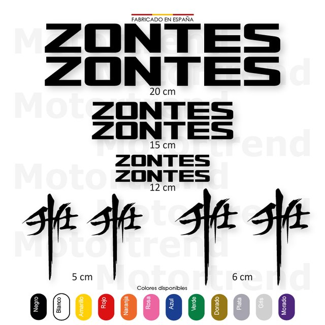 Kit Vinilos Zontes Universal