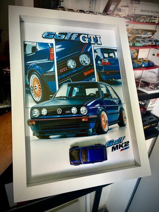 Cuadro Decorativo Volkswagen Golf GTI MK2