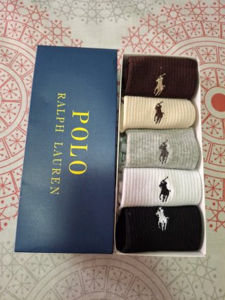 Lote 5 Pares Calcetines Polo Ralph Lauren