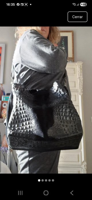 Bolso de Piel Negro