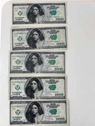 Set de 5 Shakidolares por 5€, 1 shakidolar por 2€