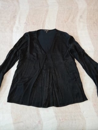 Blusa negra Massimo Dutti