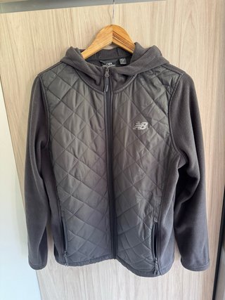 Chaqueta Polar New Balance Gris Talla L
