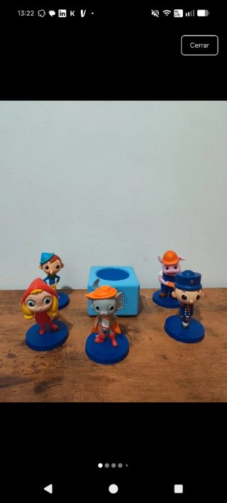 Set 5 Figuras Audio Cuentos Salvat