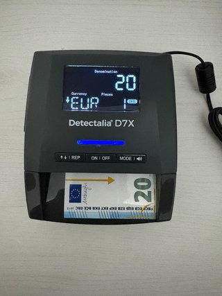 Detector de Billetes Falsos Detectalia D7X