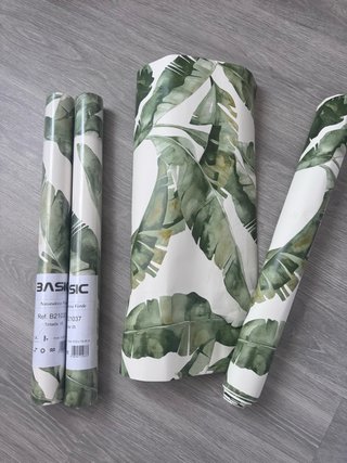 Papel Pintado Hojas Tropicales (4 Rollos)