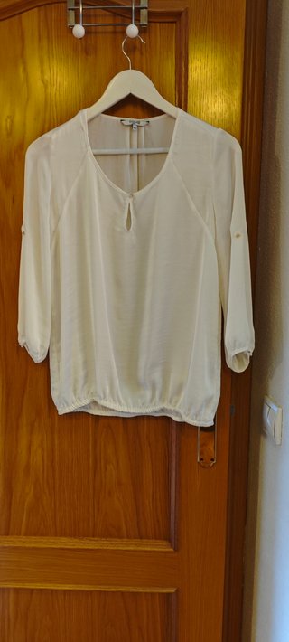 Blusa Blanca Fórmula Joven Talla 42
