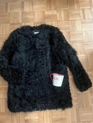 Chaquetón de Astracán Negro
