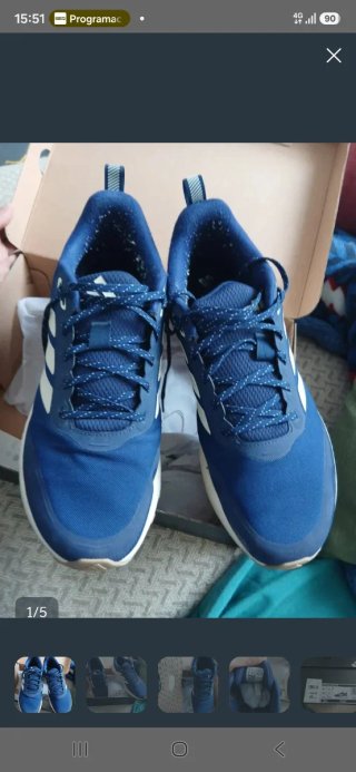 Zapatillas Adidas Runfalcon 5 TR Azul Talla 44.5