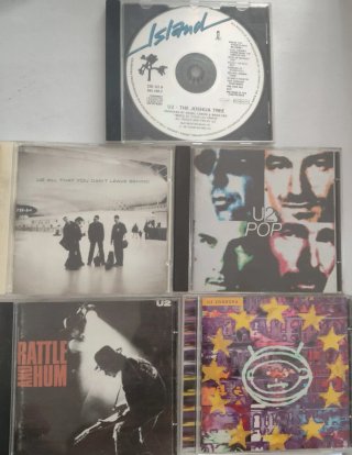 Lote de 5 CDs de U2