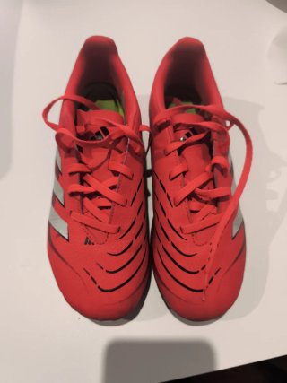 Botas de Fútbol Adidas predator Rojas Talla 37.5