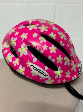 Casco Infantil Catlike Rosa con Flores