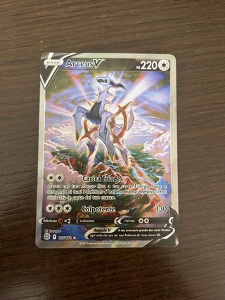 Carta Pokémon Arceus V 166/172