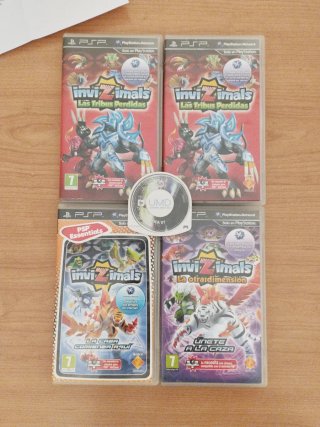 Pack 4 Juegos PSP Invizimals y FIFA 07
