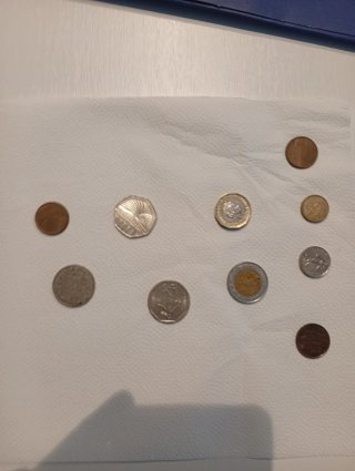 Colección de 10 monedas de diversos países