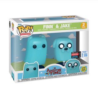 Funko Pop! Adventure Time Finn & Jake Glow LE