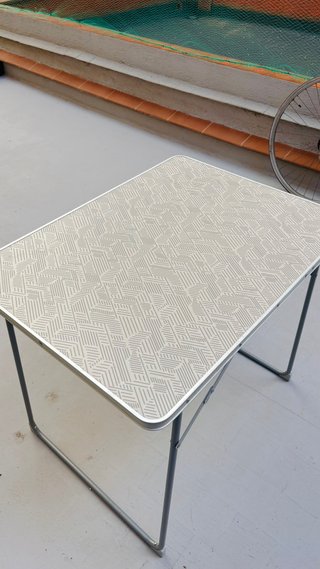 Mesa plegable de camping, jardín o terraza