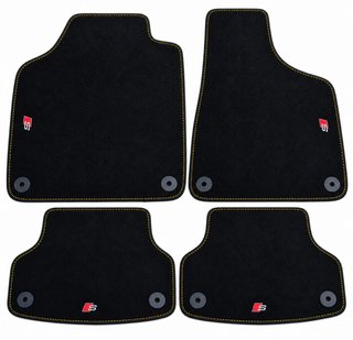 Set 4 Tappetini su misura per Audi A3