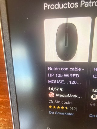 Ratón con cable HP 125 Wired Mouse