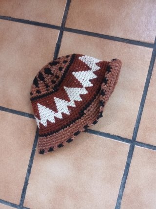 Gorro de Crochet Estampado