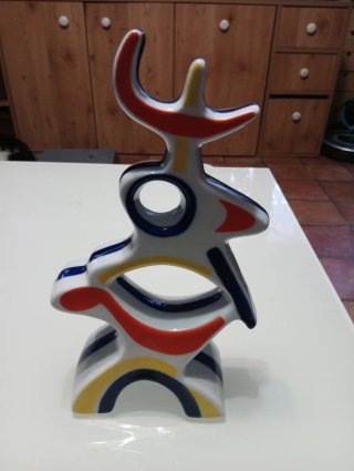 Figura de cerámica Sargadelos